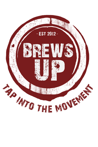 Brews Up Logo (Grunge)